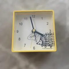 リサラーソン ハリネズミ 置時計 イエロー