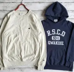 Reverse Weave スウェット　2枚セット