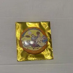 ちいかわ×サンリオキャラクターズ 缶バッジ うさぎ ポムポムプリン