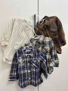 シャツ4点セット　80cm