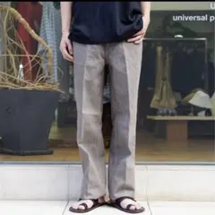 HARD TWIST FADED BROWN DENIM 5P PANTS