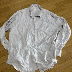 無印良品 洗いざらしヘンプシャツ XLサイズ メンズ