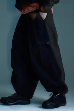 カーゴパンツ ブラック Lサイズのサムネイル