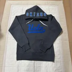 champion UCLA BRUINS フード付きパーカー グレー L