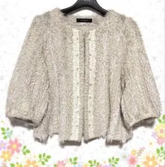 ❤️美品♪セーター ニット ボレロ カーディガン 入学入園 FOXEYフォクシー風