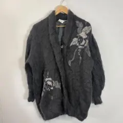 DAIRIKU 25SS スカルモヘア ジップアップカーディガンKNT-11 - メルカリ