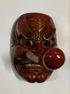 美品 高岡銅器 般若面 鋳造面 在銘 木箱付 魔除け 開運 - メルカリ