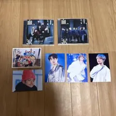 BTS CD 2枚セットと写真カード5枚
