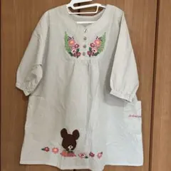 くまのがっこう保育士エプロン スモック