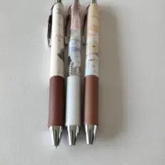 エナージェル キャラクター柄 シャープペンシル 3本セット