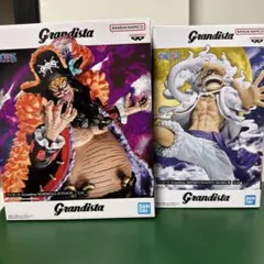 ワンピース Grandista ティーチ(黒ひげ）、ルフィ 2点セット - メルカリ