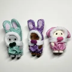 m*様 シルバニア　赤ちゃんカラフルウサギコスチューム