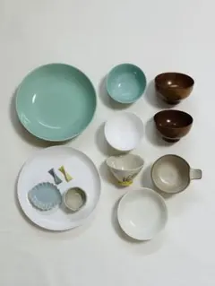食器17点 豆皿 箸置き イケア ラコレ ブルーノ スタジオクリップ 無印良品