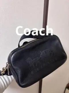 ✨美品✨コーチ　ジェス　ショルダーバッグ 2wayダブルファスナー黒 coach