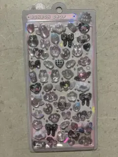 ボンボンドロップシール オリジナル　しろくろボンボン　うさぎ　正規品