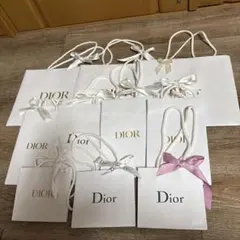 Dior ショップ袋 10枚セットリボン付き