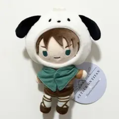 進撃の巨人 サンリオキャラクターズ エレン むにゅぐるみマスコット ぬいぐるみ