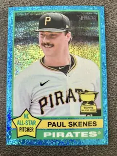 paul skenes topps heritage chrome パラレル
