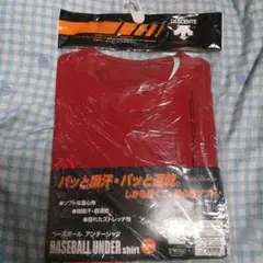 DESCENTE BASEBALL UNDER shirt レッド