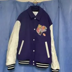 RAGEBLUE スタジャン 紫 刺繍