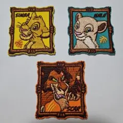 ライオン・キング ディズニー 刺繍ステッカー まとめ売り