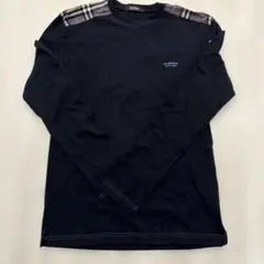 【BURBERRY BLACK LABEL バーバリー】長袖M ブラック