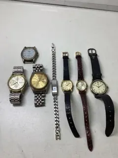 SEIKOなど　腕時計 まとめ売り 7点セット クォーツ アナログのサムネイル