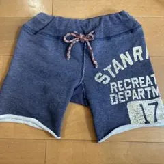 DENIM DUNGAREE ネイビー ショートパンツ 110cm