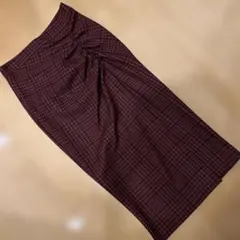 ZARAスリットミドルスカート