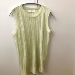 OPAQUE.CLIP大草直子さんコラボ シアーノースリーブニット試着のみ訳あり