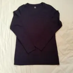 UNIQLO ダークブルー 長袖Tシャツ L