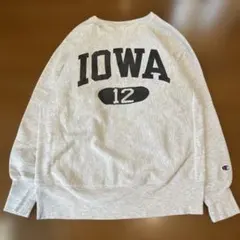 90s チャンピオン リバースウィーブ IOWA スウェット L メキシコ製