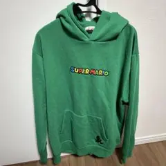 【極美品】ルイージ　パーカー　L　メンズ　なりきり　ハロウィン　マリオ