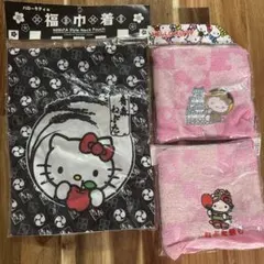 ハローキティ 巾着 ハンカチセット ご当地キティ