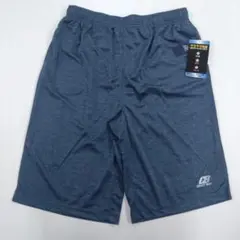 新品タグ付き　杢ネイビー　クレイジーボーイ　ビッグ　ハーフパンツ　3Lサイズ