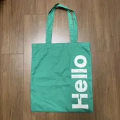 グリーントートバッグ Hello & Boss Baby ボスベイビー