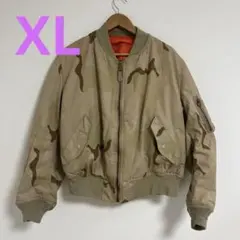 USA製 ALPHA MA-1 アルファ XL デザートカモ