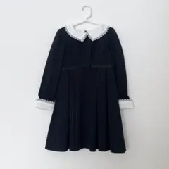 anyfam エニィファム 入学式 フォーマルワンピース ネイビー 紺色 120