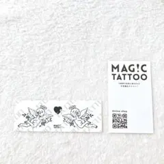 ☘️ No.132 天使,花,2週間で消える　リアルタトゥー　マジックタトゥー