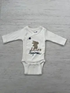 フランスブランド　Sucre d'Orge うさぎロンパース 00サイズ