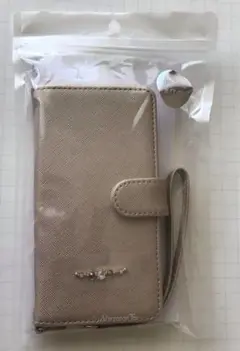 新品 アフタヌーンティー 手帳型 iPhone SE スマホケース