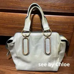 See By Chloe シーバイクロエ　ハンドバック◯ブルーグレーのサムネイル