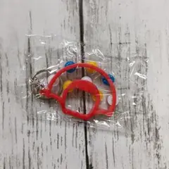 ゆず タンバリン キーホルダー　赤