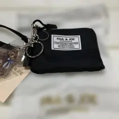 新品PAUL & JOE ACCE SOIRESブラックパスケース クマ付き