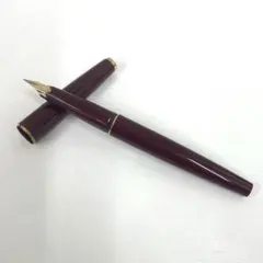 【N】MONTBLANC モンブラン 万年筆 ペン先585 ボルドーのサムネイル