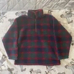 USA製　L.L.Bean フリースジャケット　ハーフジップボア その1