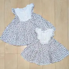 juo 花柄 トップス ワンピース 90 100 セット売り