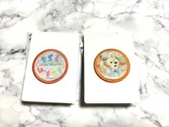 ダッフィーフレンズ カラフルハピネス ワッペン　20周年 集合　シルエット