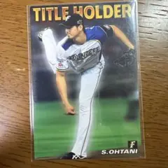 カルビー 2016 大谷翔平カードタイトルホルダーShohei Ohtani