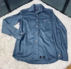 BLEU DE PANAME フランス製 長袖シャツ XS 濃ブルー　美品